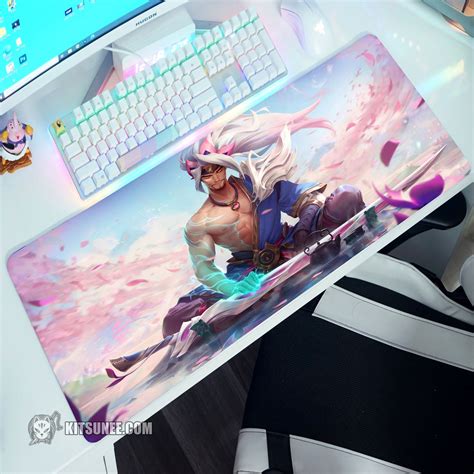 League Of Legends Spirit Blossom Yasuo Mouse Pad Yasuo Aesthetic