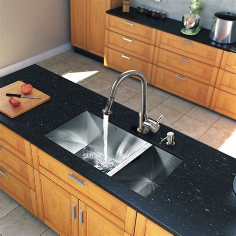 2 frigidaire undermount stainless steel kitchen sink 4 ruvati undermount 60/40 double bowl kitchen sink we hope that you did indeed enjoy reading our undermount kitchen sink reviews as much as. Vigo 29 inch Undermount 70/30 Double Bowl 16 Gauge ...