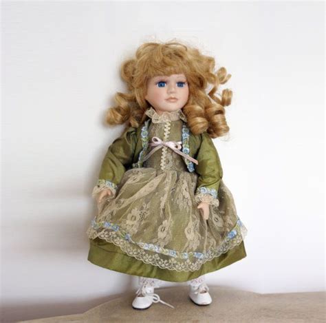 Vintage German Doll 1970s Porcelain Doll Collectible By Happyeight