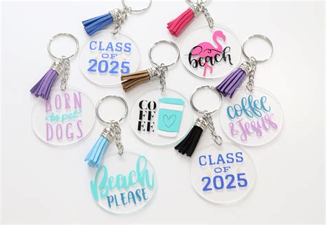 Diy Personalized Acrylic Keychains Amy Latta Creations
