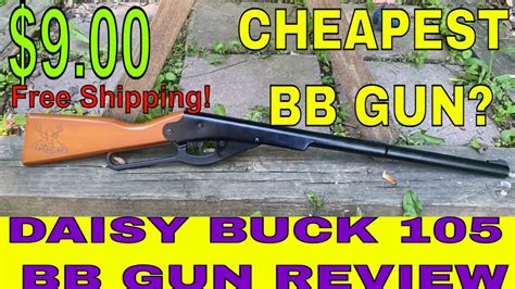 Daisy Buck Bb Gun Review Cheapest Bb Gun Youtube