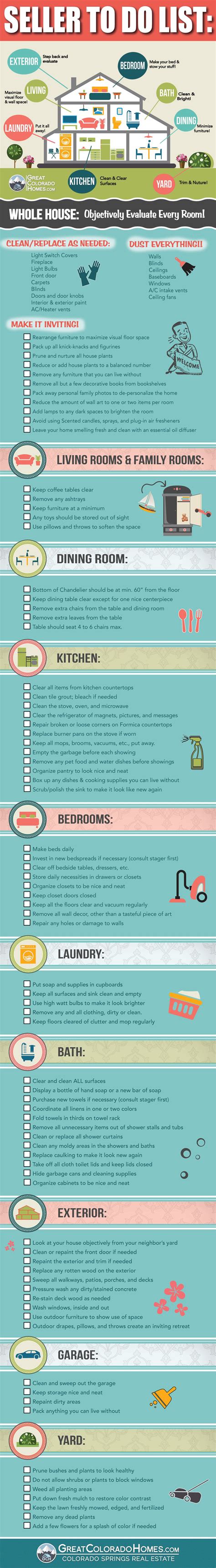 Home Seller To Do List Infographic Real Estate Business Real Estate