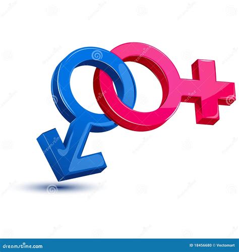 Male Female Sex Symbol Stock Vector Illustration Of Human
