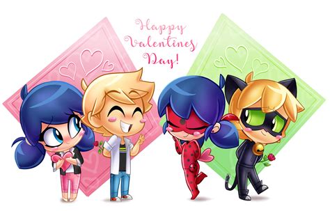 Valentines Day By Angiensca And Daferisae Miraculous Ladybug