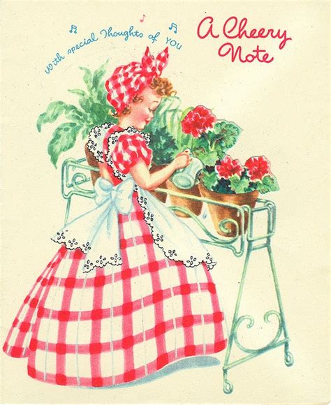 17 Best Images About Vintage Greeting Cards And Images On Pinterest