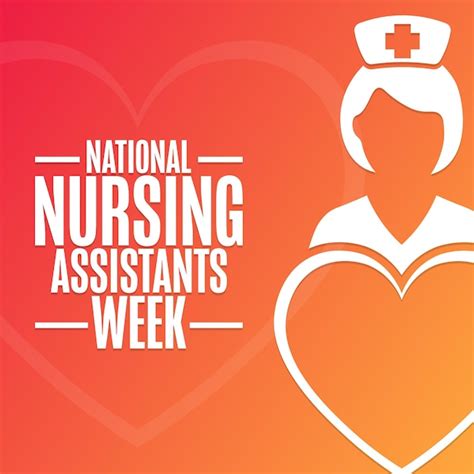 Premium Vector National Nursing Assistants Week Holiday Concept