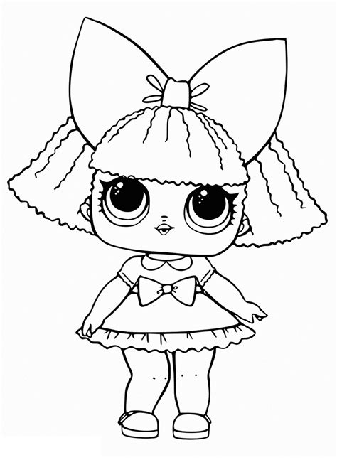 Coloring Pages Of Lol Surprise Dolls 80 Pieces Of Black And White Pictures