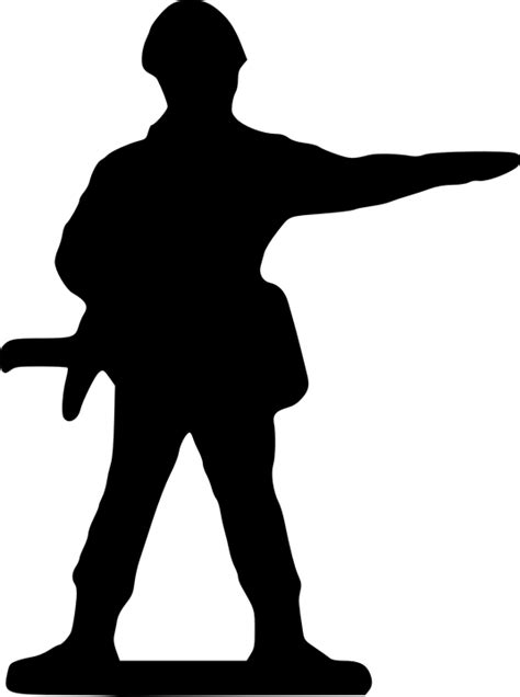 vector gratis soldado stand silueta punto imagen gratis en pixabay 36058