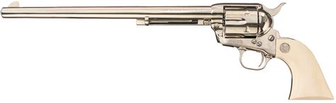 Scarce Nickel Plated Colt 3rd Generation Buntline Single Action