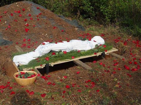 A Beautiful Handmade Burial Shroud For A Natural Return To The Earth