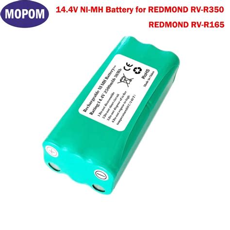 New 144v 2500mah Ni Mh Battery For Redmond Rv R350 Redmond Rv R165 Robot Vacuum Cleaner