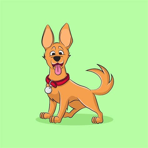Premium Vector Cute Dog Illustration Vector