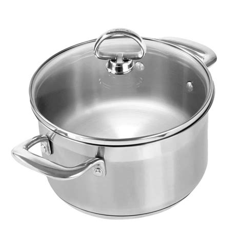 Chantal Induction 21 Steel 2 Qt Soup Pot With Glass Lid In Stainless