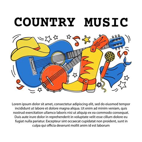 Cowboy Country Music Western Stock Illustrations 940 Cowboy Country