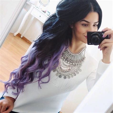 New Hair Purple Dip Dye Hermina♥ Bloglovin