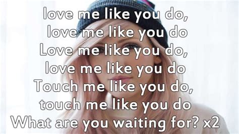 Ellie Goulding Love Me Like You Do Lyrics Youtube