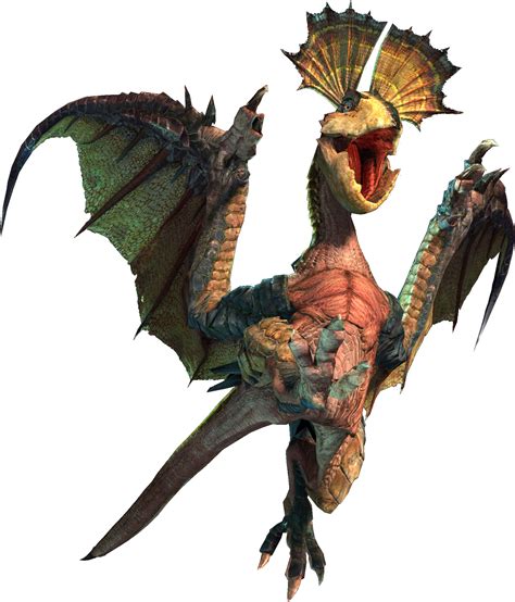 Image - MHO-Blue Yian Kut-Ku Render 002.png | Monster Hunter Wiki