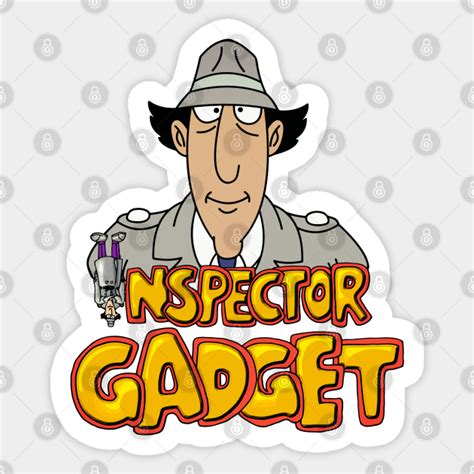 Inspector Gadget Inspector Gadget Sticker Teepublic
