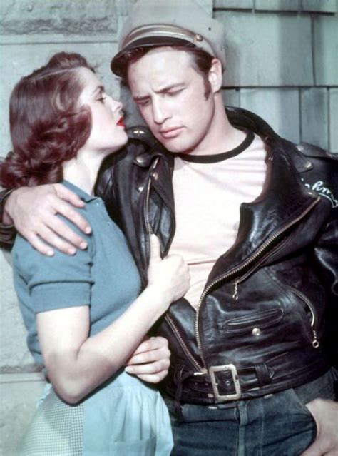 Marlon Brando Y Mary Murphy En Salvaje The Wild One 1953 Marlon