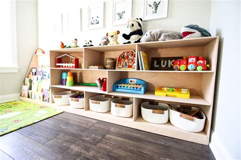 Diy Montessori Toy Shelf With Pdf Plans