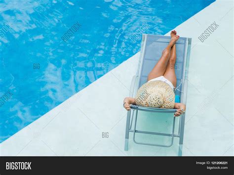 Woman Suntanning Image & Photo (Free Trial) | Bigstock