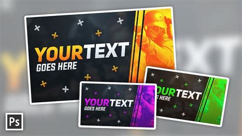 Gaming Thumbnail Template Free Photoshop Template Fully Customisable