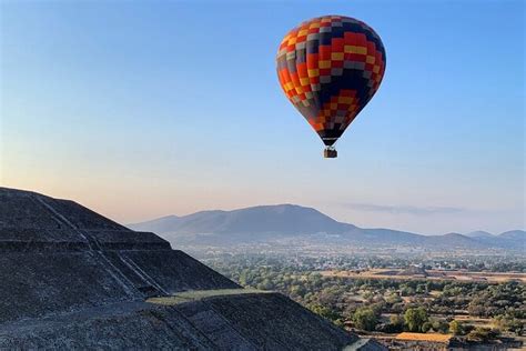 Hot Air Balloon Flight Over Teotihuacan From Mexico City
