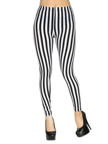 women sexy black white vertical stripe zebra leggings skinny pants new ebay