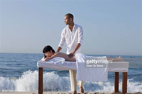 Beach Massage Photos And Premium High Res Pictures Getty Images