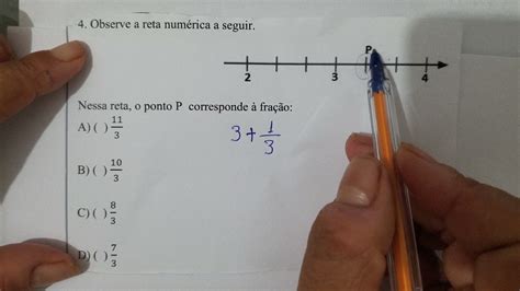 Na Reta Numérica Abaixo Cada Letra Corresponde A Uma Fração