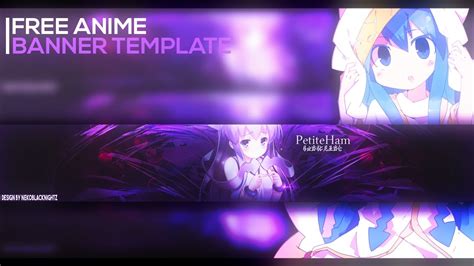 Anime Youtube Banner Template Youtube Banner Anime Theme In Vrogue