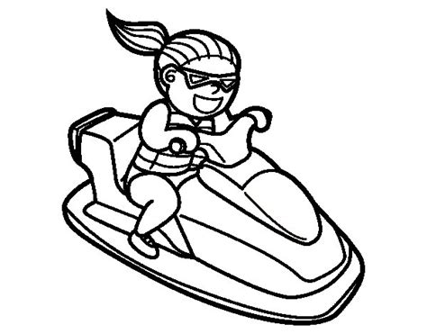 Jet ski / Seadoo #139875 (Transportation) – Printable coloring pages