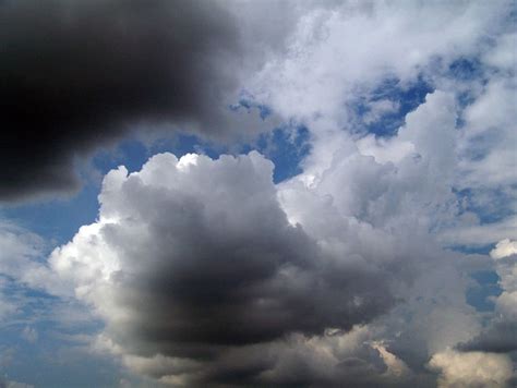 Clouds Sky Blue Weather Climate Rain Cumulus Atmosphere Weather