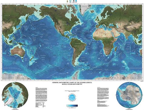 The World Ocean Floor 1981 Wall Map By National Geographic Mapsales