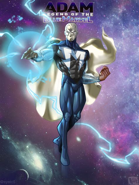 Download Free Blue Marvel Wallpaper