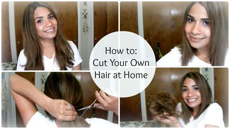How To Cut Your Own Hair At Home A Line Bob ByBelle4u YouTube