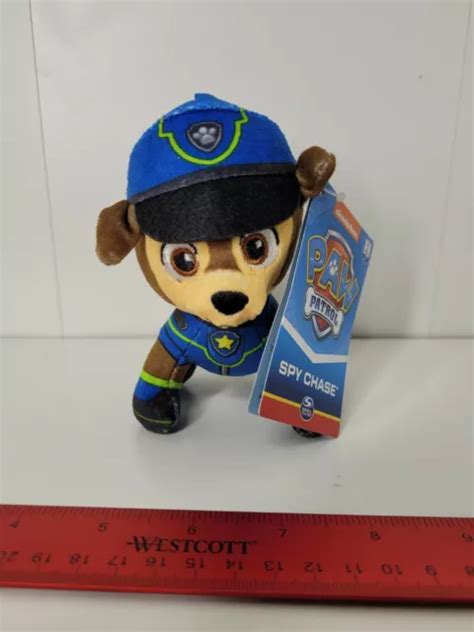 Nickelodeon Paw Patrol Spy Chase Pup Pal Plush Brand New Wtag Short