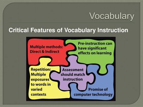 Vocabulary And Comprehension Techniques Powerpoint Presentation V2