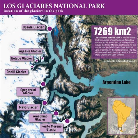 Dix Dynamiser Insuffisant Glacier Alley Chile Map Hors La Loi Surplus