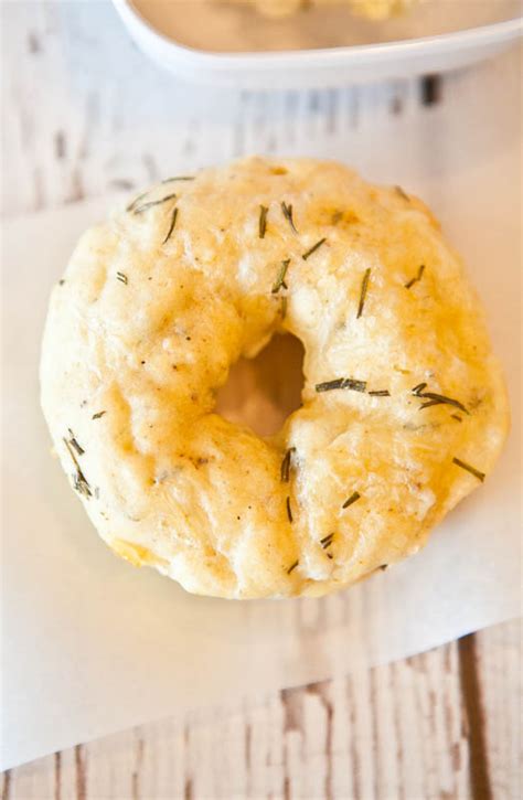 Baked Savory Cream Cheese And Herb Donuts Averie Cooks