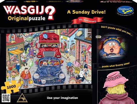 Wasgij 1000 Piece Jigsaw A Sunday Drive Board Game At Mighty Ape Nz