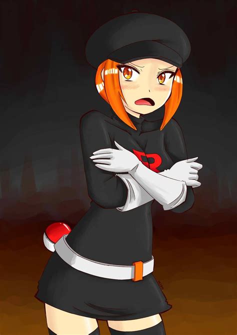 Pokemon Lets Go Team Rocket Female Grunt By