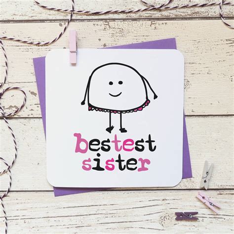 We did not find results for: 'bestest sister' birthday greeting card by parsy card co ...