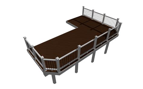 How to build a deck with composites. Beveled Edge Deck Design & Plans | Trex