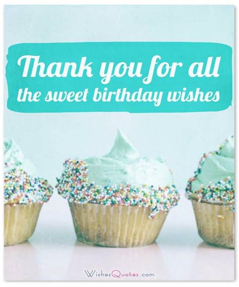 Birthday Thank You Messages The Complete Guide By Wishesquotes