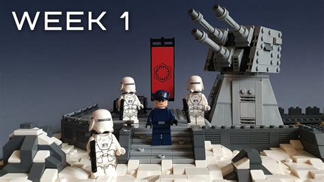 Lego Star Wars Moc Outpost On Starkiller Base Week 1 Youtube