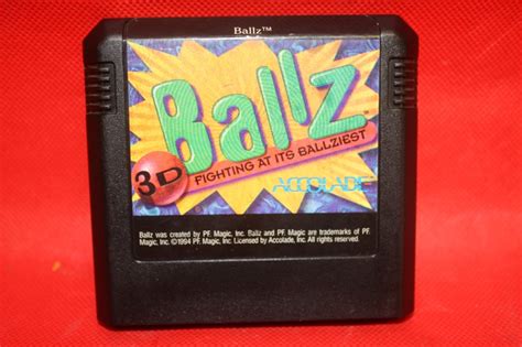 Ballz 3d Sega Genesis Game Only Cleaned And Tested Acceptable Buya