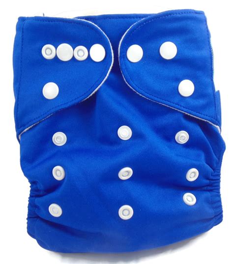 Bumbleberry Blue Polyester Cloth Diaper Piddly Winx Bamboo Cloth