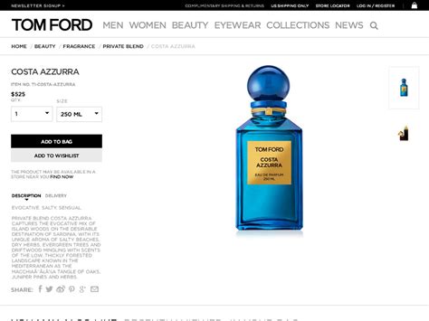 Costa azzurra foi lançado em 2014. Tom Ford Costa Azzurra perfume, woody aromatic fragrance ...