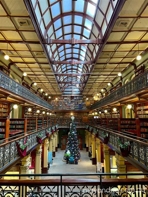 Giant Christmas Tree At The Mortlock State Library Of South Australia